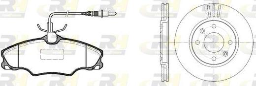 Roadhouse 8603.00 - Дисковый тормозной механизм, комплект unicars.by