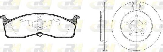 Roadhouse 8610.00 - Дисковый тормозной механизм, комплект unicars.by