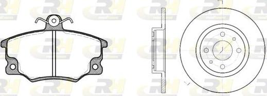 Roadhouse 8146.01 - Дисковый тормозной механизм, комплект unicars.by