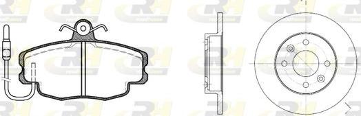 Roadhouse 8141.00 - Дисковый тормозной механизм, комплект unicars.by