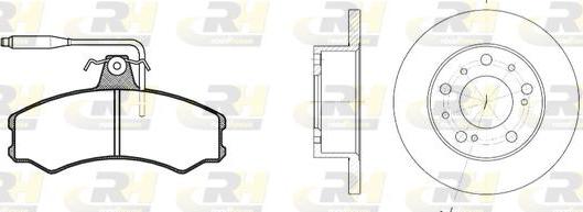 Roadhouse 8143.00 - Дисковый тормозной механизм, комплект unicars.by