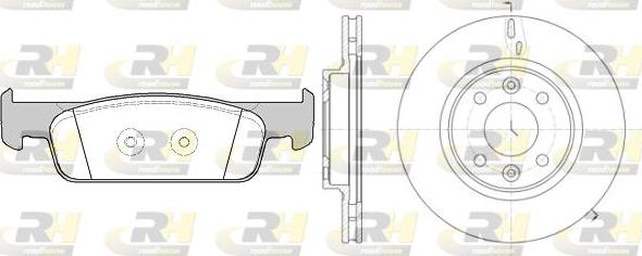 Roadhouse 81540.00 - Дисковый тормозной механизм, комплект unicars.by