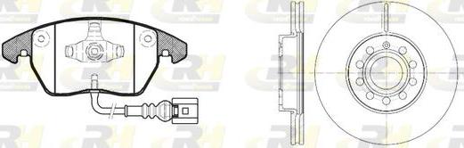 Roadhouse 81030.00 - Дисковый тормозной механизм, комплект unicars.by