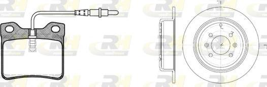 Roadhouse 8321.00 - Дисковый тормозной механизм, комплект unicars.by