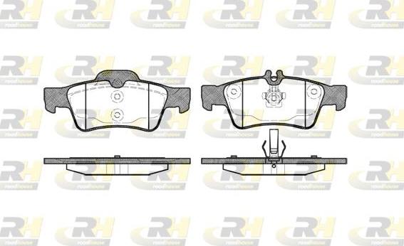 Roadhouse 2991.00 - Тормозные колодки, дисковые, комплект unicars.by