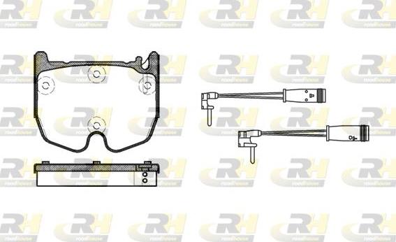 Roadhouse 2992.02 - Тормозные колодки, дисковые, комплект unicars.by