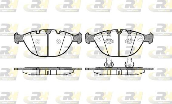 Roadhouse 2958.00 - Тормозные колодки, дисковые, комплект unicars.by