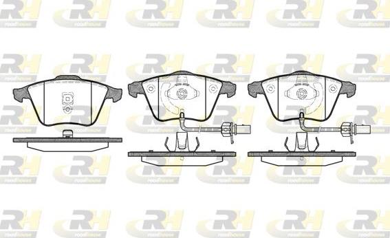 Roadhouse 2964.02 - Тормозные колодки, дисковые, комплект unicars.by