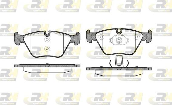 Roadhouse 2963.00 - Тормозные колодки, дисковые, комплект unicars.by