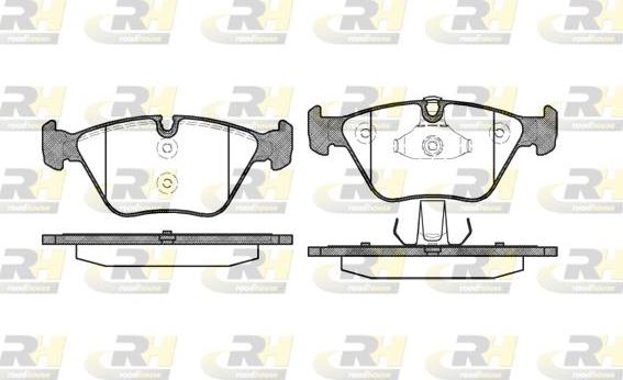 Roadhouse 2963.10 - Тормозные колодки, дисковые, комплект unicars.by