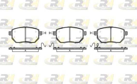 Roadhouse 2985.02 - Тормозные колодки, дисковые, комплект unicars.by