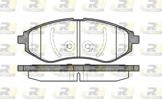 Roadhouse 2986.00 - Тормозные колодки, дисковые, комплект unicars.by