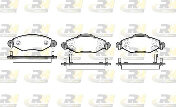 Roadhouse 2978.02 - Тормозные колодки, дисковые, комплект unicars.by