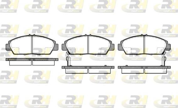 Roadhouse 2406.02 - Тормозные колодки, дисковые, комплект unicars.by