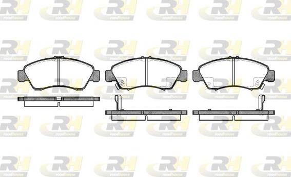 Roadhouse 2419.02 - Тормозные колодки, дисковые, комплект unicars.by