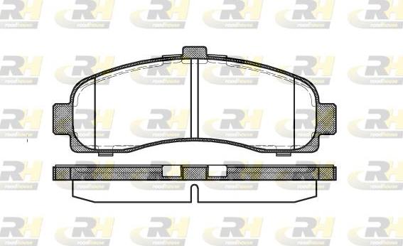 Roadhouse 2431.10 - Тормозные колодки, дисковые, комплект unicars.by