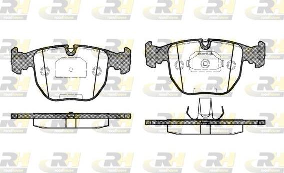 Roadhouse 2596.00 - Тормозные колодки, дисковые, комплект unicars.by