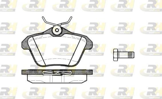 Roadhouse 2581.10 - Тормозные колодки, дисковые, комплект unicars.by