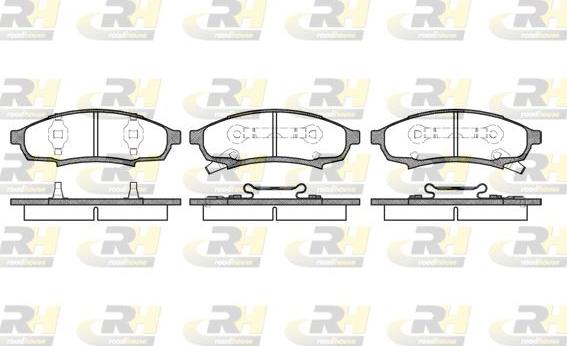 Roadhouse 2531.02 - Тормозные колодки, дисковые, комплект unicars.by