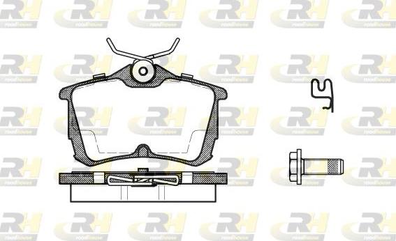 Roadhouse 2695.02 - Тормозные колодки, дисковые, комплект unicars.by