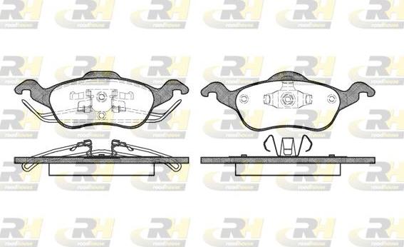 Roadhouse 2691.00 - Тормозные колодки, дисковые, комплект unicars.by