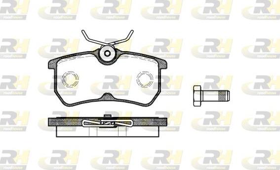 Roadhouse 2693.00 - Тормозные колодки, дисковые, комплект unicars.by