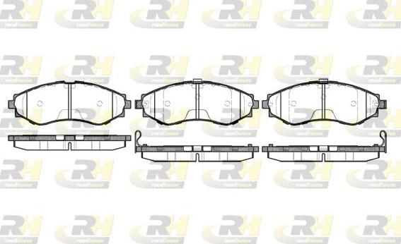 Roadhouse 2645.32 - Тормозные колодки, дисковые, комплект unicars.by