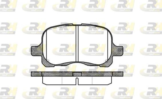 Roadhouse 2652.00 - Тормозные колодки, дисковые, комплект unicars.by