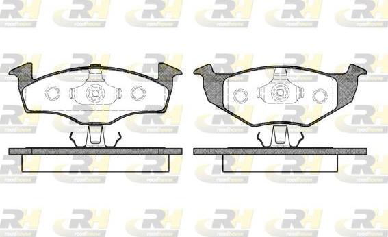 Roadhouse 2609.00 - Тормозные колодки, дисковые, комплект unicars.by