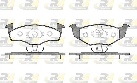 Roadhouse 2609.20 - Тормозные колодки, дисковые, комплект unicars.by