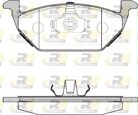 Roadhouse 2633.00 - Тормозные колодки, дисковые, комплект unicars.by