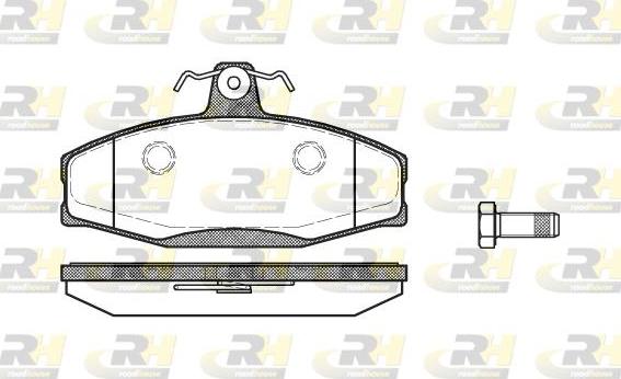 Roadhouse 2620.20 - Тормозные колодки, дисковые, комплект unicars.by