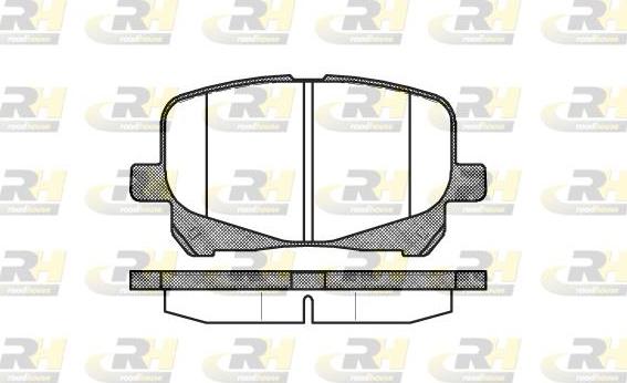 Roadhouse 2621.10 - Тормозные колодки, дисковые, комплект unicars.by