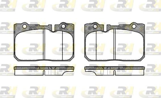 Roadhouse 2679.00 - Тормозные колодки, дисковые, комплект unicars.by