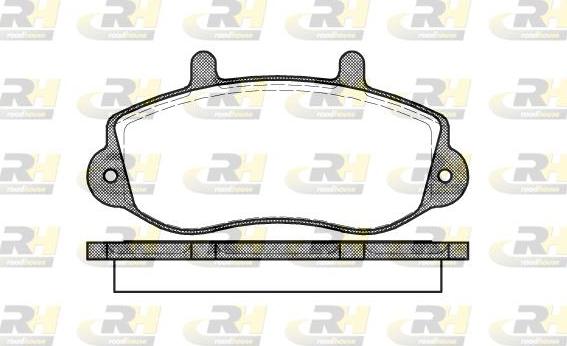 Roadhouse 2677.00 - Тормозные колодки, дисковые, комплект unicars.by