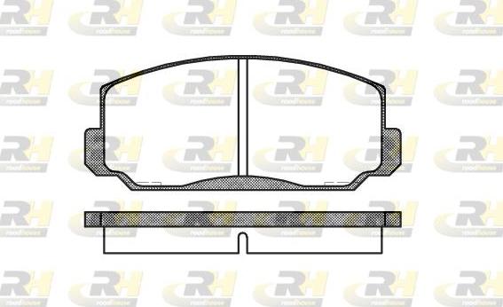 Roadhouse 2098.00 - Тормозные колодки, дисковые, комплект unicars.by