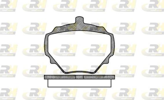 Roadhouse 2052.00 - Тормозные колодки, дисковые, комплект unicars.by