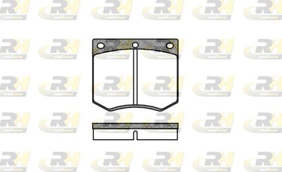 Roadhouse 2063.00 - Тормозные колодки, дисковые, комплект unicars.by