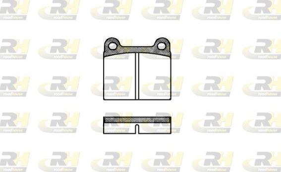 Roadhouse 2006.00 - Тормозные колодки, дисковые, комплект unicars.by