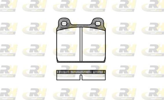 Roadhouse 2002.00 - Тормозные колодки, дисковые, комплект unicars.by