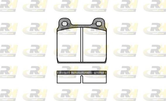 Roadhouse 2002.20 - Тормозные колодки, дисковые, комплект unicars.by