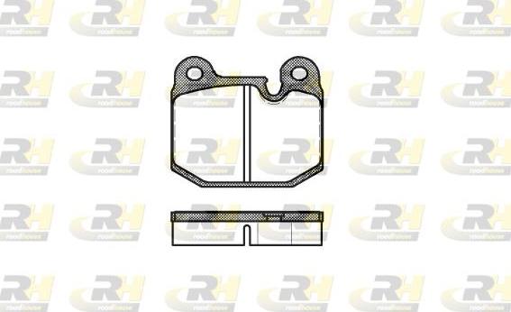 Roadhouse 2014.10 - Тормозные колодки, дисковые, комплект unicars.by