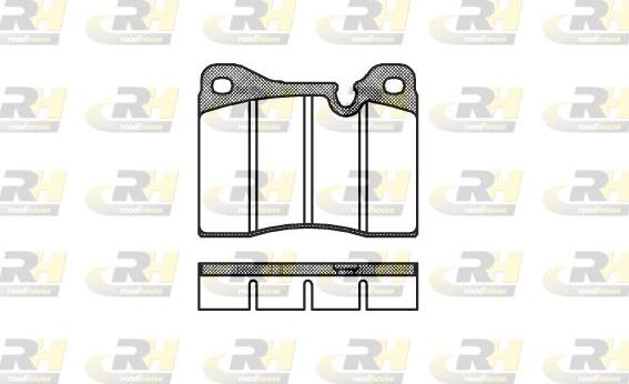 Roadhouse 2011.30 - Тормозные колодки, дисковые, комплект unicars.by