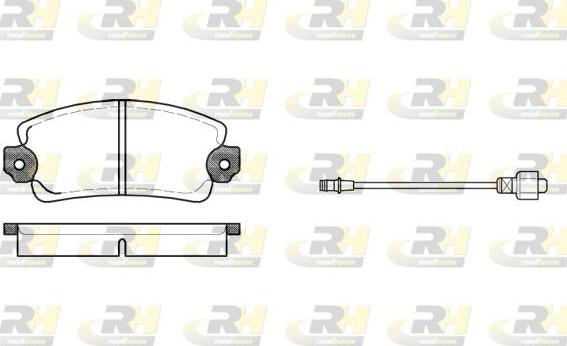 Roadhouse 2025.12 - Тормозные колодки, дисковые, комплект unicars.by