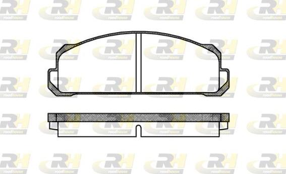 Roadhouse 2022.40 - Тормозные колодки, дисковые, комплект unicars.by