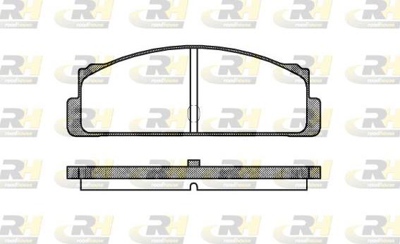 Roadhouse 2022.10 - Тормозные колодки, дисковые, комплект unicars.by