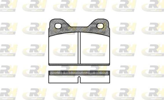 Roadhouse 2073.00 - Тормозные колодки, дисковые, комплект unicars.by