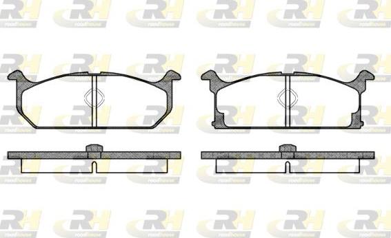 Roadhouse 2194.00 - Тормозные колодки, дисковые, комплект unicars.by