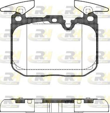 Roadhouse 21491.00 - Тормозные колодки, дисковые, комплект unicars.by