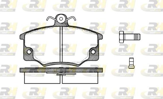 Roadhouse 2146.44 - Тормозные колодки, дисковые, комплект unicars.by